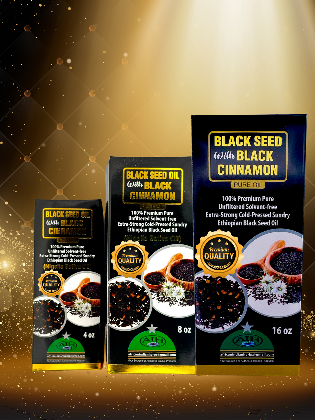 BLACK SEED OIL WITH BLACK CINNAMON