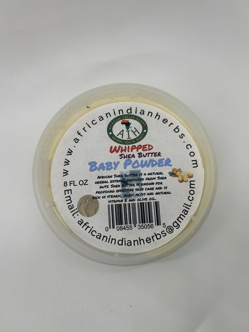 Baby powder whipped shea butter