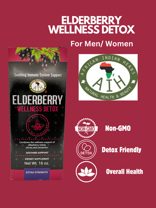 Elderberry Wellness Detox 16 oz. Bottle