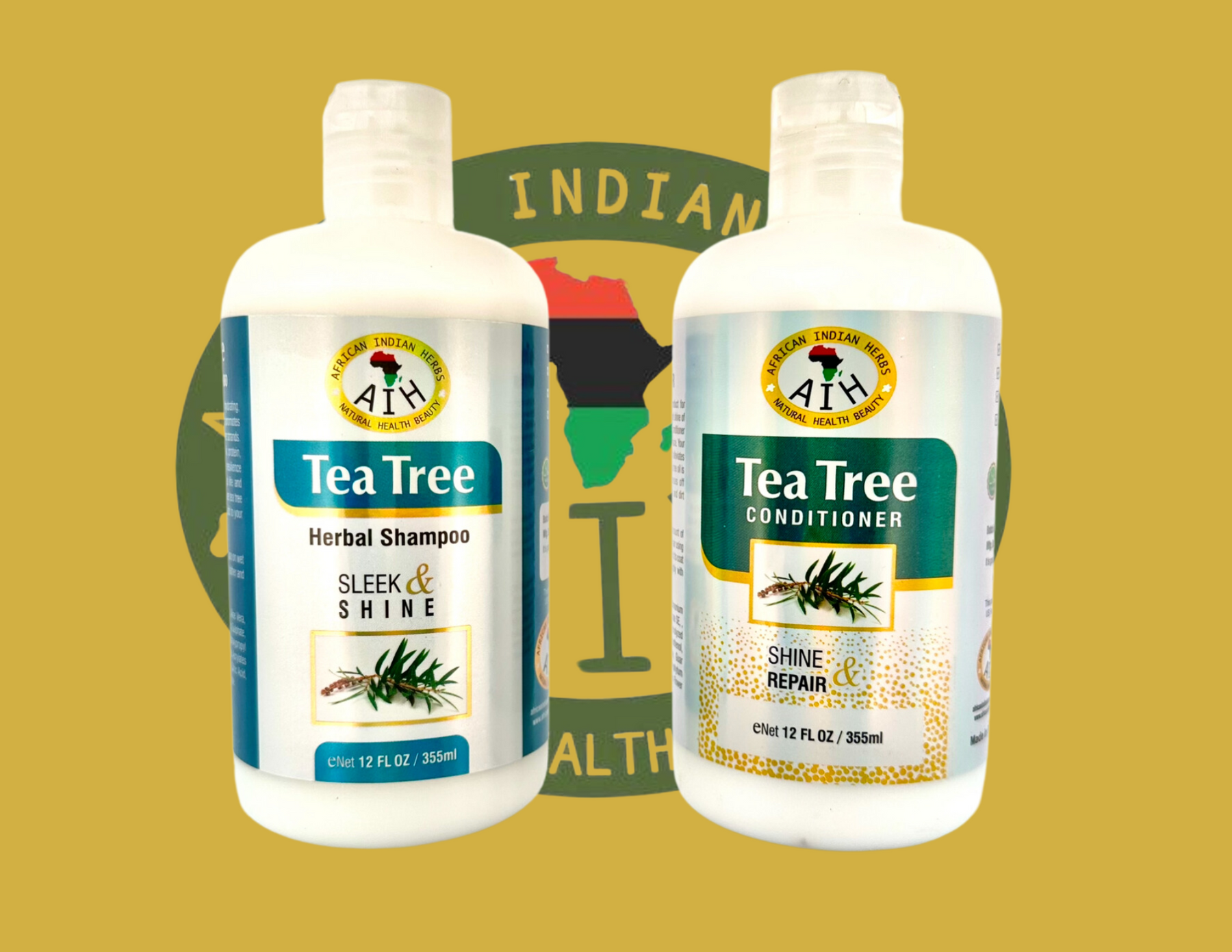 Tea Tree Shampoo & Conditioner (Sleek& Shine)