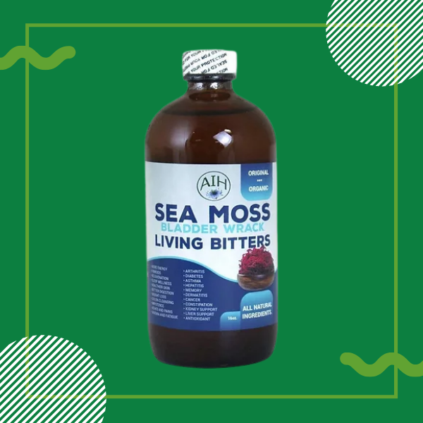 Sea Moss Bladder Wrack Living Bitters 16 OZ.