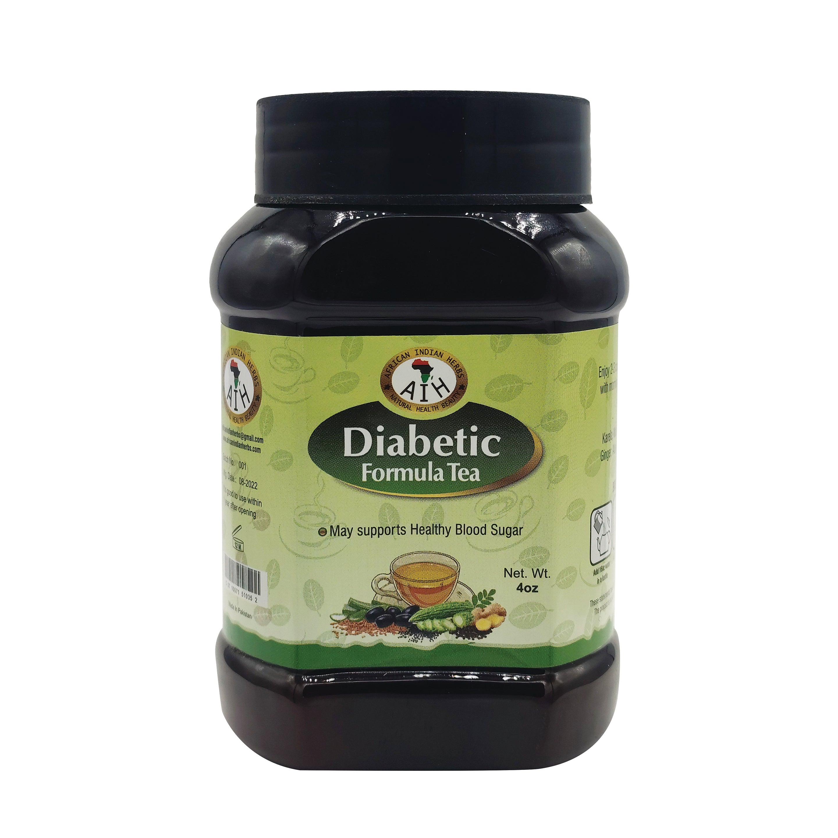 Instant Diabetic Tea Diabetic Formula Tea — African Indian Herbs